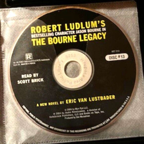 Robert Ludlum - The Bourne Legacy - Books on Tape ...... 13 Discs - Picture 4 of 5
